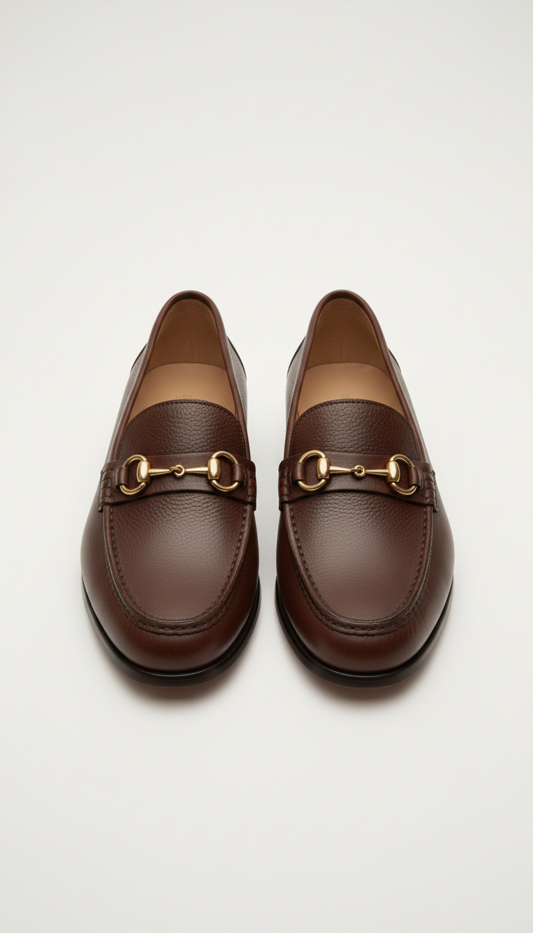 Gucci Horsebit Leather Loafers