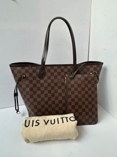 LOUIS VUITTON NEVERFULL MM W/POUCH DE
