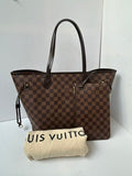 LOUIS VUITTON NEVERFULL MM W/POUCH DE