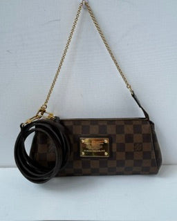LOUIS VUITTON EVA CLUTCH SHOULDER BAG DE