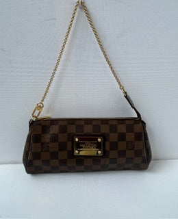 LOUIS VUITTON EVA CLUTCH SHOULDER BAG DE
