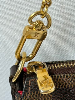 LOUIS VUITTON EVA CLUTCH SHOULDER BAG DE