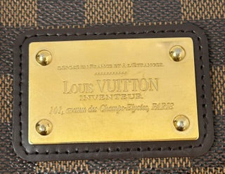 LOUIS VUITTON EVA CLUTCH SHOULDER BAG DE