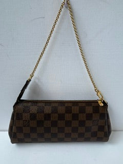 LOUIS VUITTON EVA CLUTCH SHOULDER BAG DE