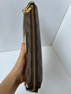 LOUIS VUITTON EVA CLUTCH SHOULDER BAG DE
